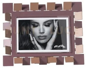 Portafoto vertigo piccolo orizzontale mocha mousse,viola ametista