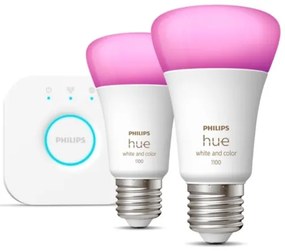 Set base Philips Hue WACA 2xE27/9W/230V 2000-6500K + dispositivo di interconnessione