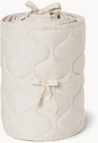 Paracolpi per culla in cotone Ecru