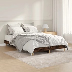 Giroletto Senza Materasso Rovere Fumo 120x190 Cm İn Truciolato /