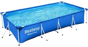Piscina Rettangolare Steel Pro Frame 400x211x81h cm BESTWAY - Azzurro