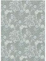 Morris & Co Carta da parati Seaweed - Silver/ Ecru