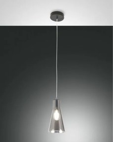 Dafne sospensione fume' 1 luce 3596-40-126