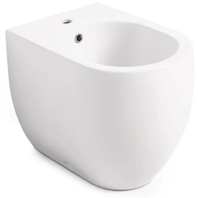 Bidet a Terra Kerasan "Flo 56" Bianco Lucido