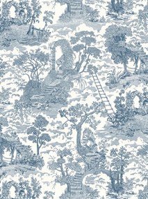 Josephine Munsey Tapete Islet Hoping Toile - Blue