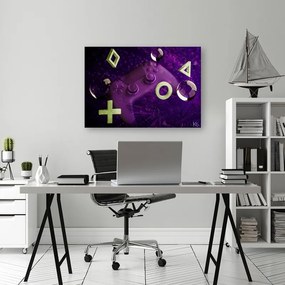 Quadro su tela, Console di gioco  Dimensioni 90x60