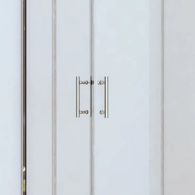 Kamalu - Box doccia 70x90 altezza ridotta 170cm vetro anticalcare | CHIARA EDGE-R