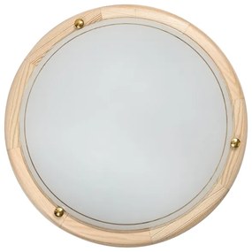 Brilagi - Plafoniera ORBIS 2xE27/60W/230V Ø 38 cm in pino