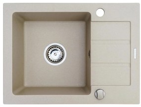 Pyramis 70165801 - Lavello cucina NEXT 62x44 cm granito/beige