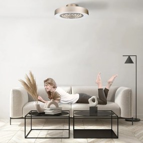 Ventilatore da soffitto Langur ottone , D. 48 cm SULION