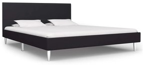 Giroletto Senza Materasso Nero 135x190 Cm İn Tessuto /