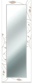 Specchio rettangolare in legno multicolore 44 x 127 cm