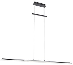 Lampada a sospensione moderna nera con LED dimmerabile a 3 livelli - Kahan