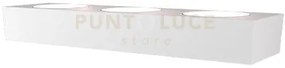 Area applique 3 luci monoemissione bianco 1127-a3-bi