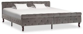 Giroletto Grigio İn Velluto 180x200 Cm /