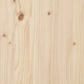 Testiera per letto 140x4x100 cm in legno massello di pino