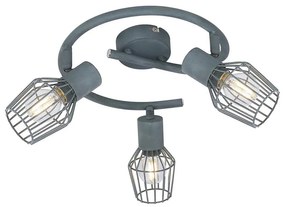 Luce Spot VIKING 3xE14/40W/230V grigio