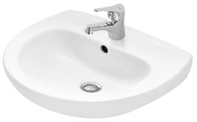 Lavabo sospeso 45x37 salvaspazio bianco in ceramica