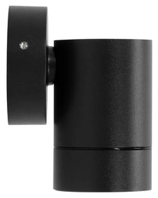 Applique Cilindrica Monodirezionale IP65 GU10 Nero Colore Nero