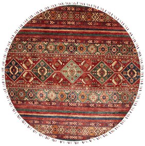 Samarkand Tappeto 140x140 (Pakistan) Annodato A Mano