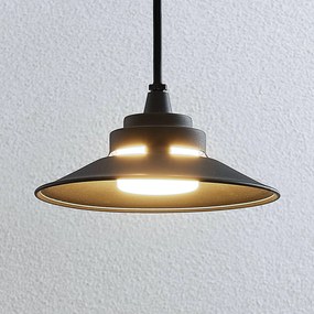 Lampada a sospensione LED da esterni Cassia Lindby, Nero, Alluminio, Moderno