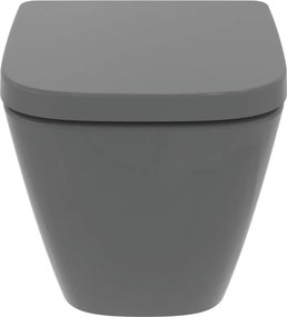 Vaso WC filomuro IDEAL STANDARD i.life b, sedile escluso P 54 x L 35.5 x H 40 cm grigio / argento