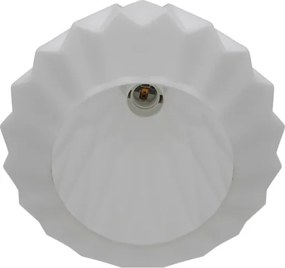 Nordlux - Lampadario a sospensione con cavo ELBIE 1xE27/15W/230V Ø 24 cm bianco