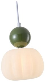 Lampadario a sospensione con filo 1xG9/7W/230V bianco/verde