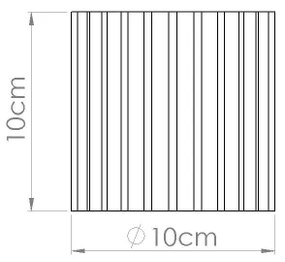 Sollux SL.1809 - Faretto AURA 1xGU10/10W/230V 10 cm blu