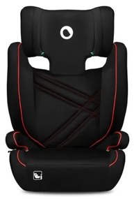 Lionelo - Seggiolino auto HUGO i-Dimensioni 100-150 cm nero/rosso