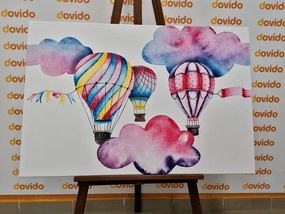 Stampa su tela – Palloncini nel vento