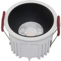 Faretto Da Incasso Moderno Alfa Led Alluminio Bianco Led Diffusore Pvc 15W