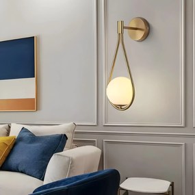 Lampada da parete G094-1W GOLD WHITE