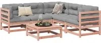 Set Divani da Giardino 6 pz in Legno Massello Abete Douglas 3299443