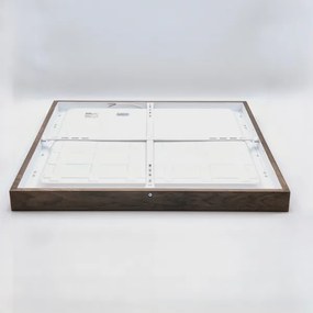 Brilagi-LED Plafoniera da bagno WOODY FRAME LED/40W/230V 60x60 cm IP44 rovere/noce