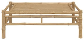 Tavolino da giardino 100x55x33 cm in bambù