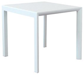 ALBEN - tavolo con struttura in alluminio 80 x 80
