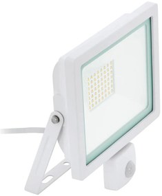 Eglo 64877 - Riflettore LED con sensore FILETTI LED/50W/230V 3000K IP44 bianco