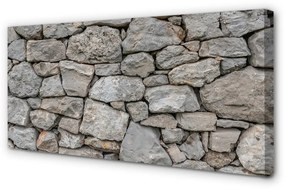 Quadro su tela Parete muro di pietra 100x50 cm