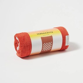 Telo mare in cotone arancione terracotta , 175 x 90 cm Luxe Games - Sunnylife