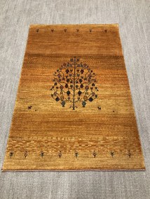 Loribaft Tappeto 150x100 Giallo (Iran) Annodato A Mano