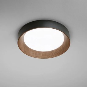 Plafoniera LED I-ARKA-PL50-NER nero IP20 cct da bianco caldo a bianco freddo con regolazione di temperatura, 5000 lumen LUCE AMBIENTE DESIGN