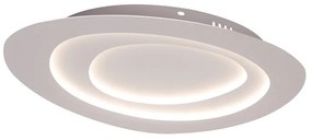 Plafoniera LED Isotta bianco IP20 cct da bianco caldo a bianco freddo con regolazione di temperatura, 3000 lumen NOVECENTO