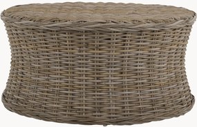 Tavolino rotondo da salotto in rattan Ruxton