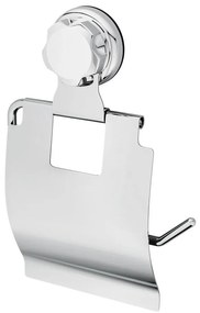 Porta carta igienica in metallo autoportante in argento Bestlock Bath - Compactor