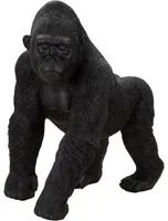 Gorilla in resina nero cm 35x21,5x37,5