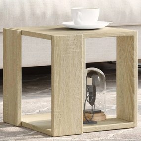 Tavolino Da Salotto Rovere Sonoma 32x32x30cm Legno Multistrato /