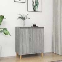 Credenza Grigio Sonoma 60x35x70 cm in Legno Ingegnerizzato