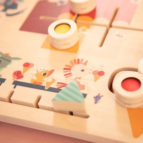 Lilliputiens - Pannello in legno - Labirinto di gelato