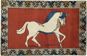 Gabbeh Tappeto persiano 120 x 80 Rosso (Iran) Annodato A Mano